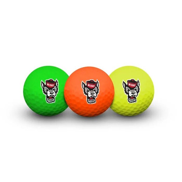 3 Gold Balls Neon Color With Tuffy